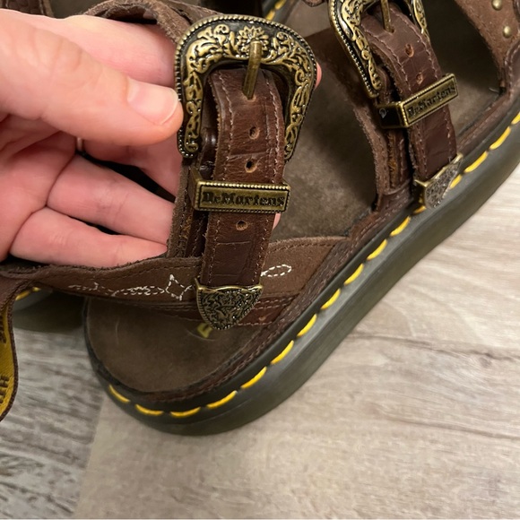 Dr. Martens Brown Platform Sandals - Picture 7 of 7